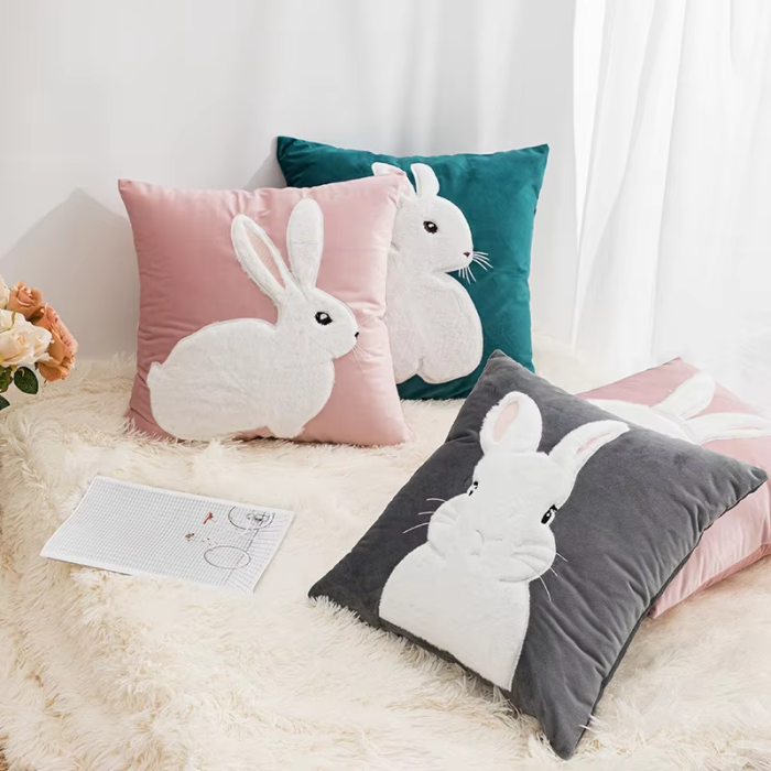 Cute Bunny Pillow Case