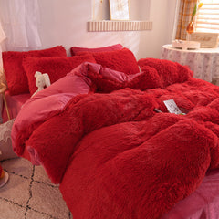 Mink Velvet Crystal Bedding Set by LuxuryLifeWay