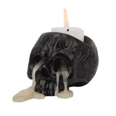 Skull Candle Holder