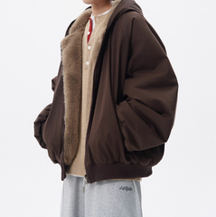 Manteau d'hiver réversible à carreaux