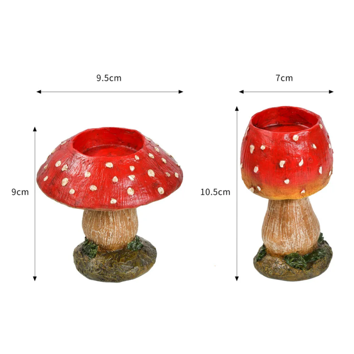 Mushroom Candle Holders