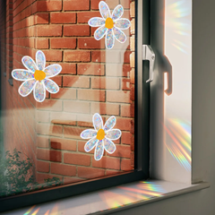 Daisy Sun Catcher Stickers