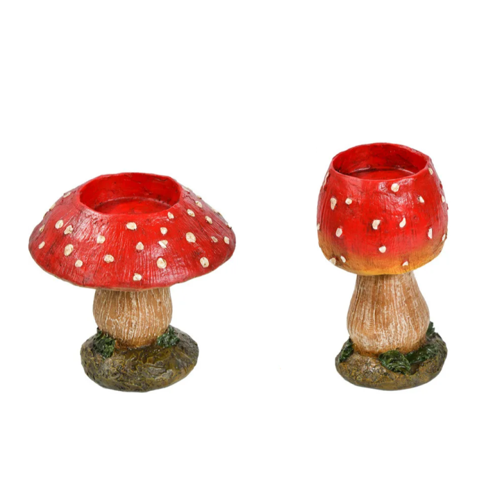 Mushroom Candle Holders