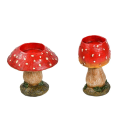 Mushroom Candle Holders