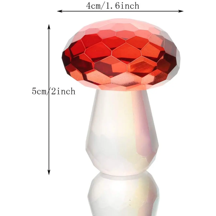 Crystal Mushroom Decor