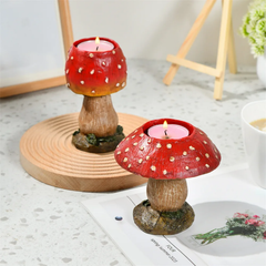 Mushroom Candle Holders