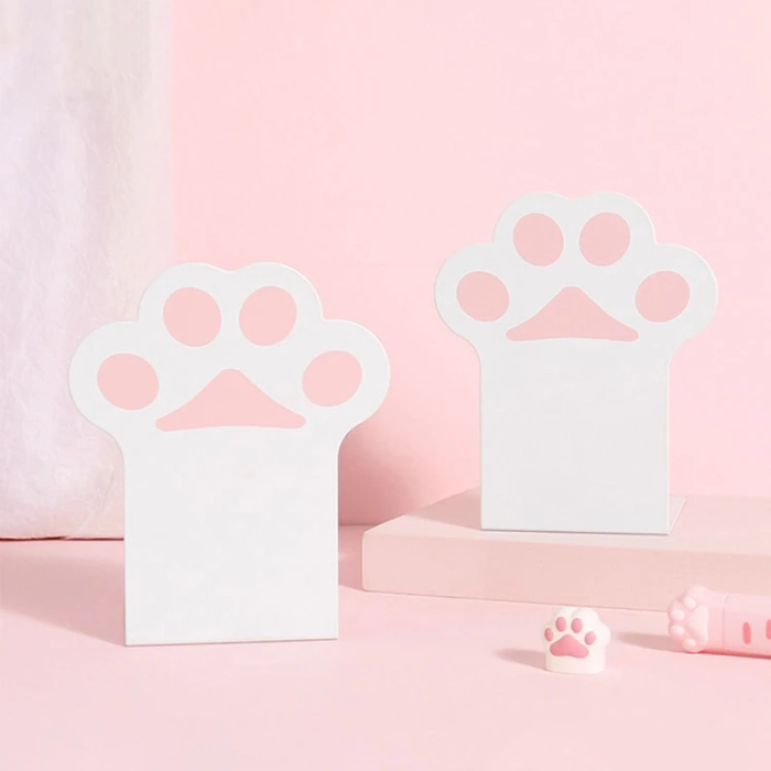 Kitty Paw Book Ends Stand