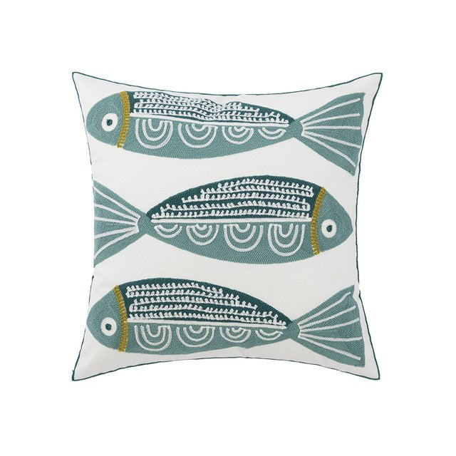Spring Joy Embroidered Cushion Covers