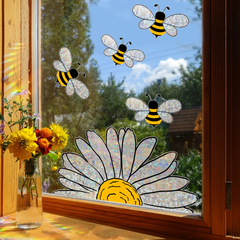 Bee Sun Catcher Stickers