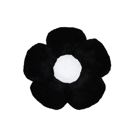 Black And White Flower Pillow