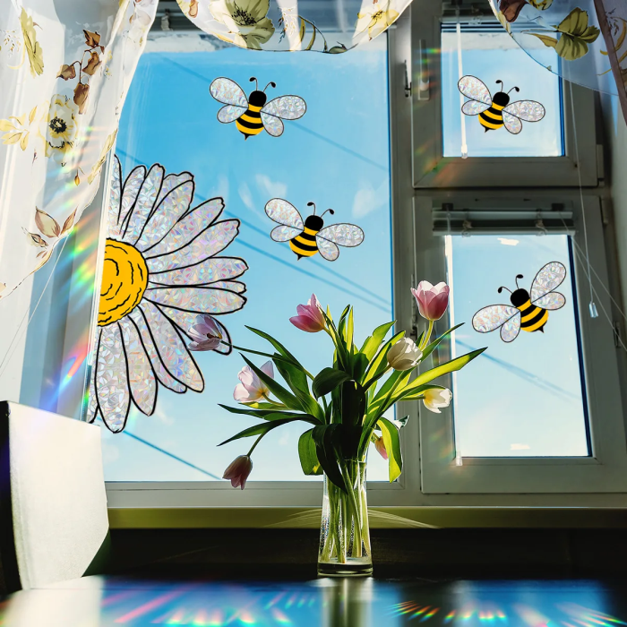 Bee Sun Catcher Stickers