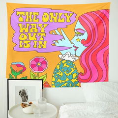 Retro Groovy Tapestry