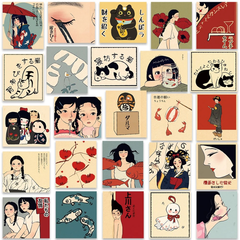 Retro Japanese Stickers