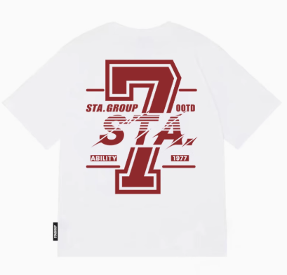 6% T-Shirt mit Buchstabengrafik 