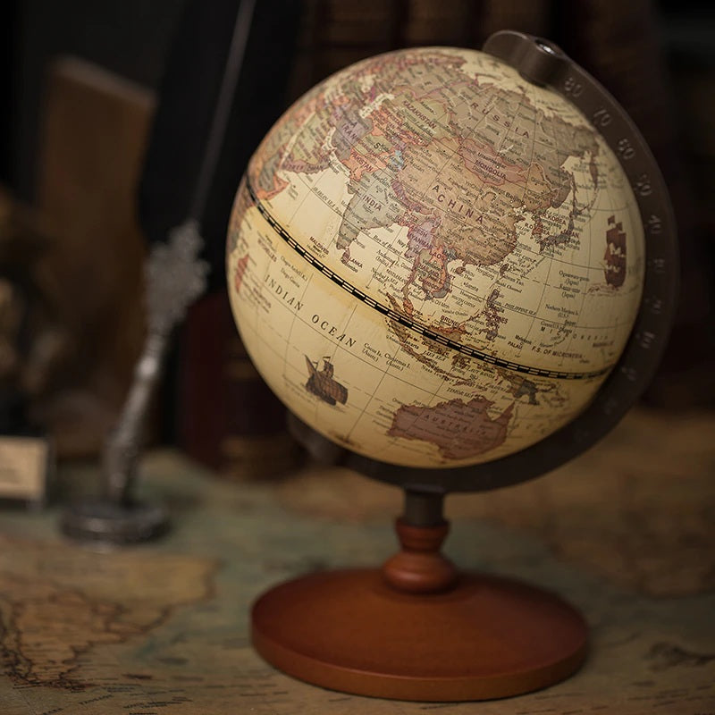 Dark Academia World Globe