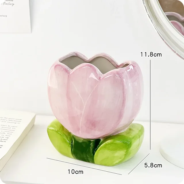 Ceramic Flower Pen Holder