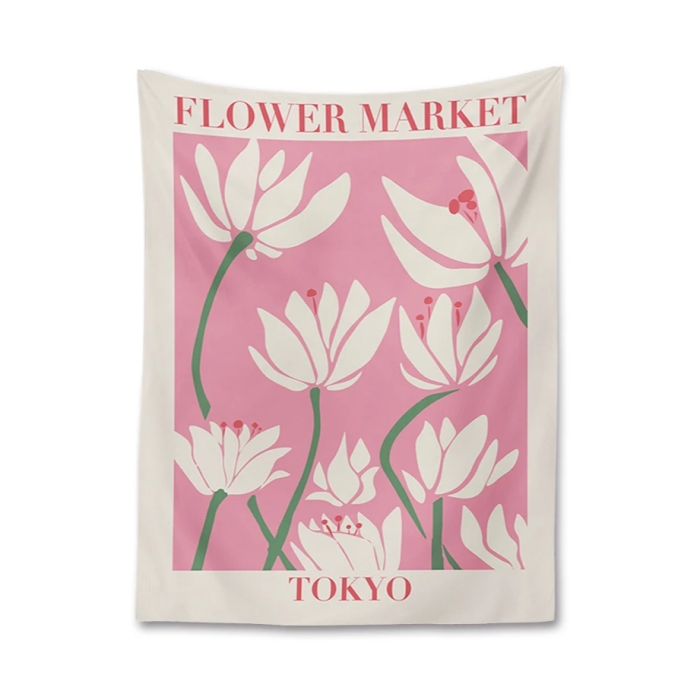 Flower Market Tapestry