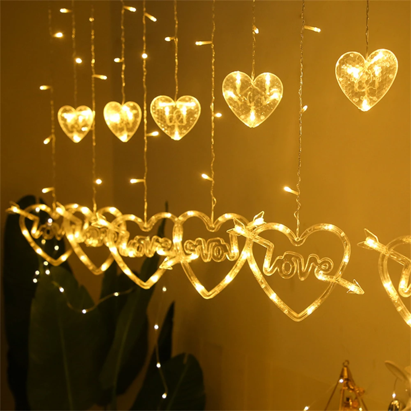 Floating Hearts String Light