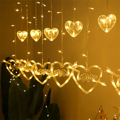 Floating Hearts String Light