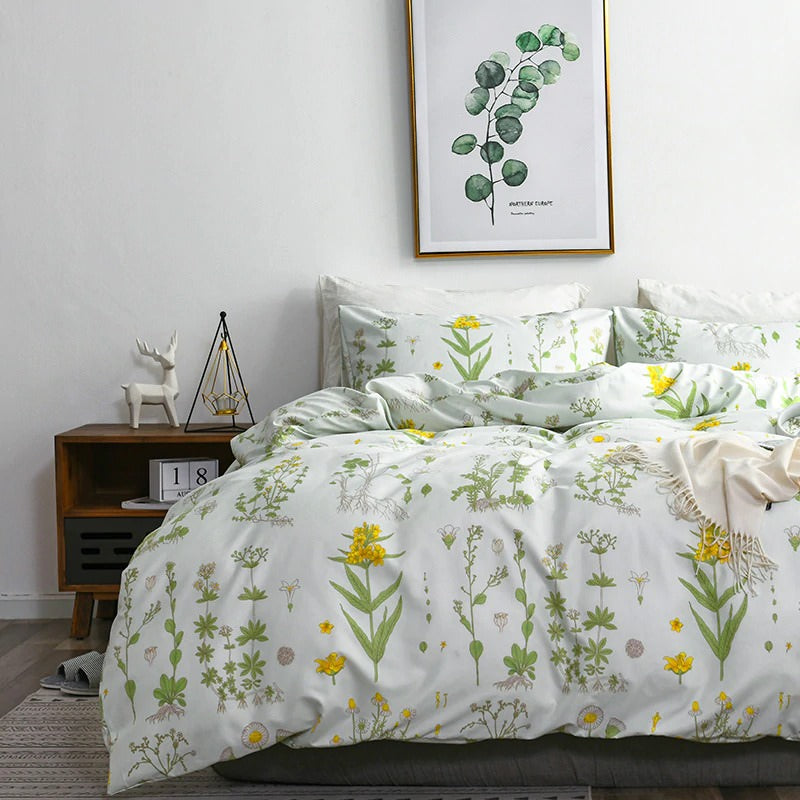 Village Flowers Bedding Set