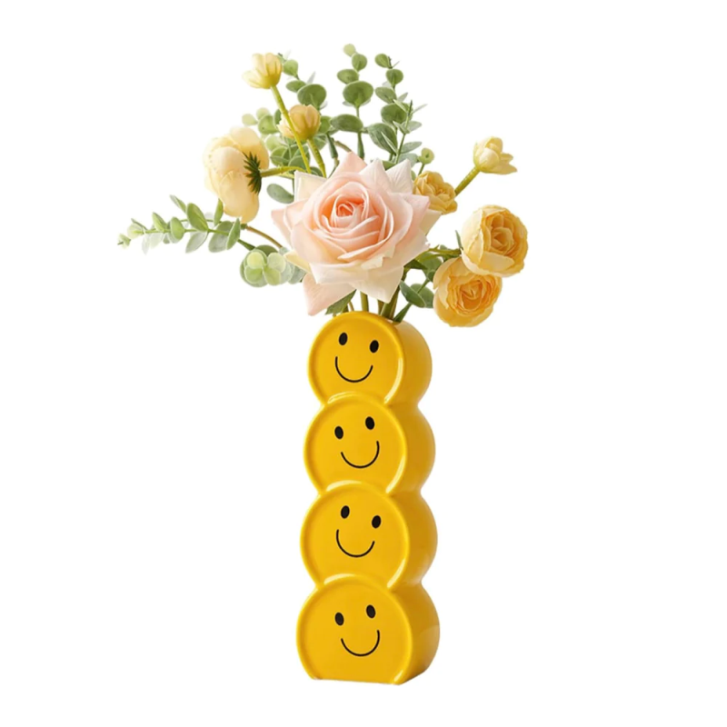 Smiley Face Emoji Vase