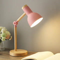 Aesthetic Wooden Desk Lamp