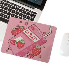 Strawberry Milk Mouse Pad