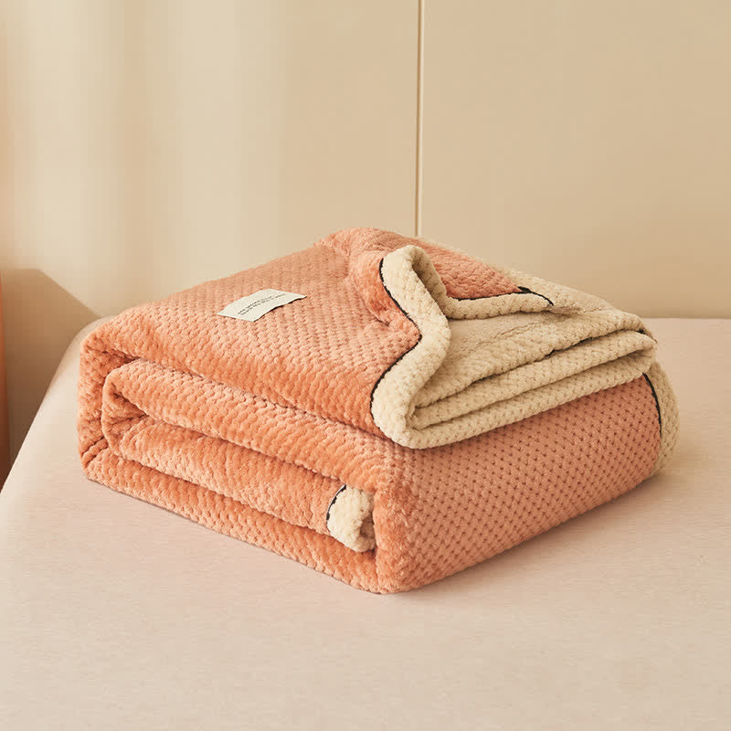 Solid Color Fleece Blanket & Pillowcases