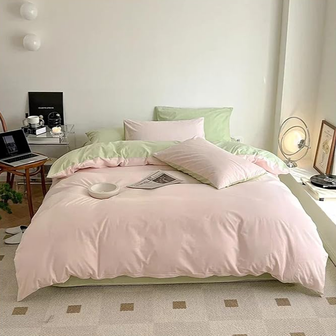 Dual Color Pastel Bedding