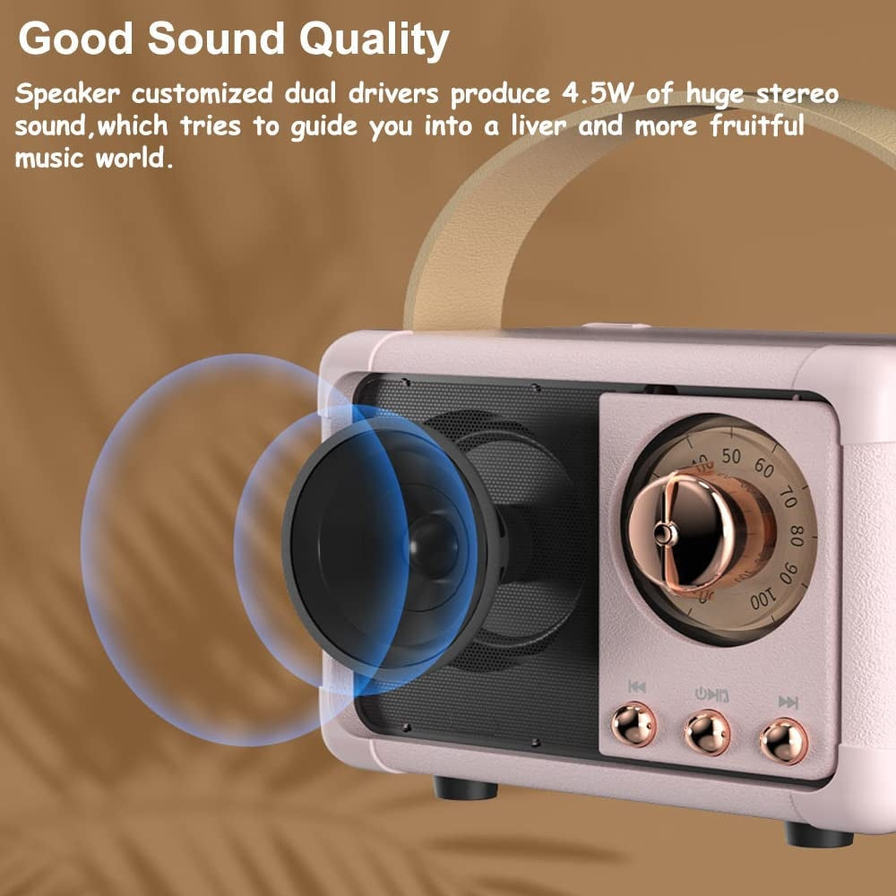 Retro Sound Mini Bluetooth Speaker