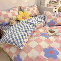 Checkered Girl Bedding Set