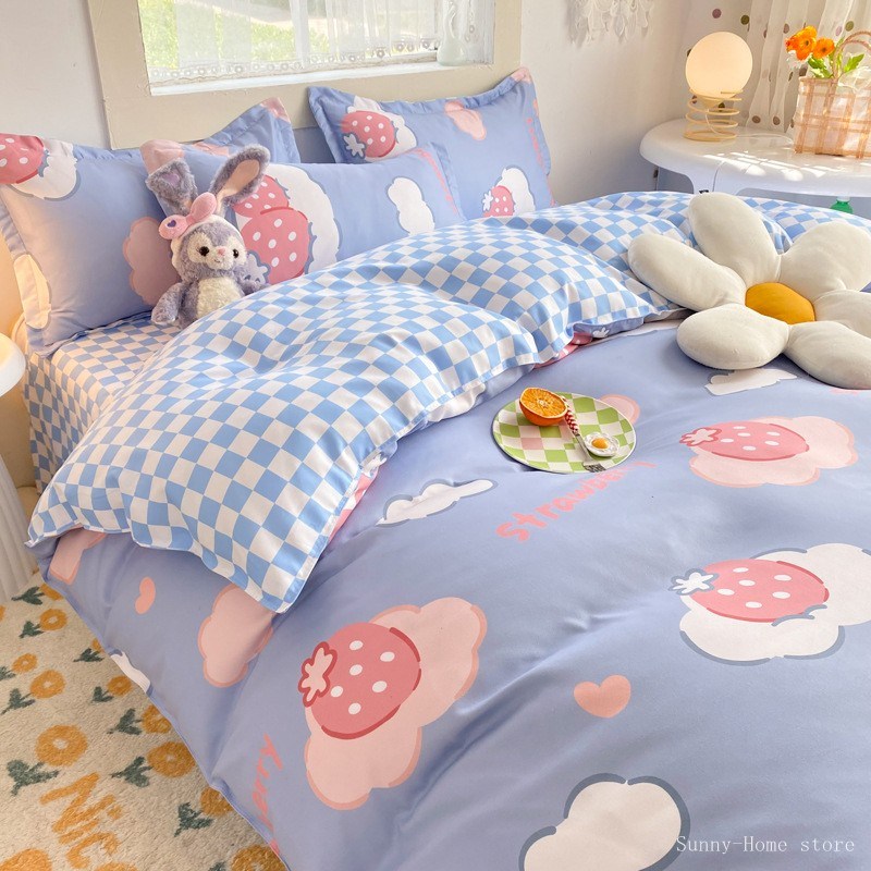 Checkered Girl Bedding Set