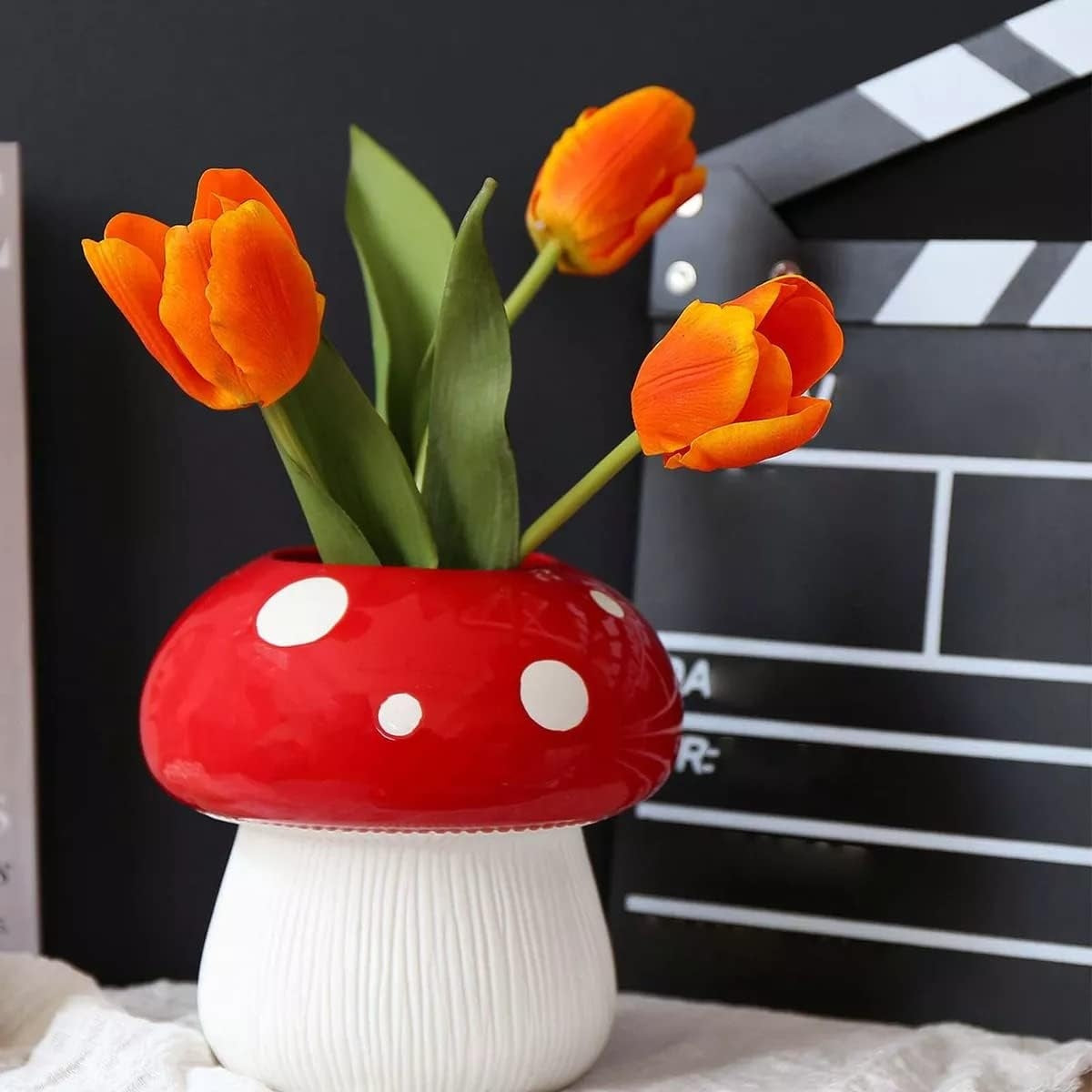 Magical Mushroom Ceramic Vase