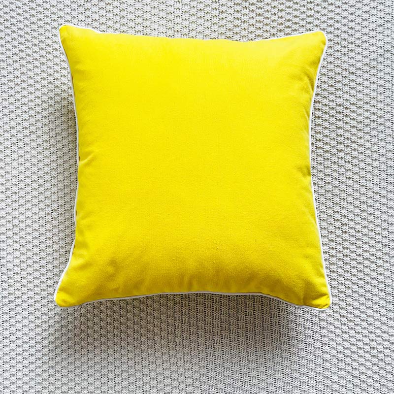 Rural Flower Pattern Embroidered Pillowcase