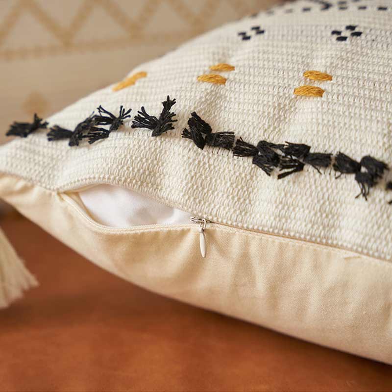 Bohemian Pillowcase Cushion Cover with Tassels