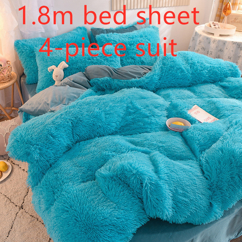 Mink Velvet Crystal Bedding Set by LuxuryLifeWay