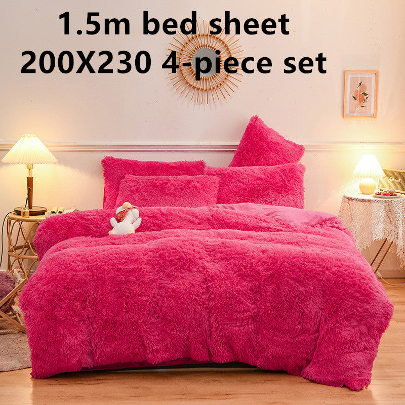Mink Velvet Crystal Bedding Set by LuxuryLifeWay