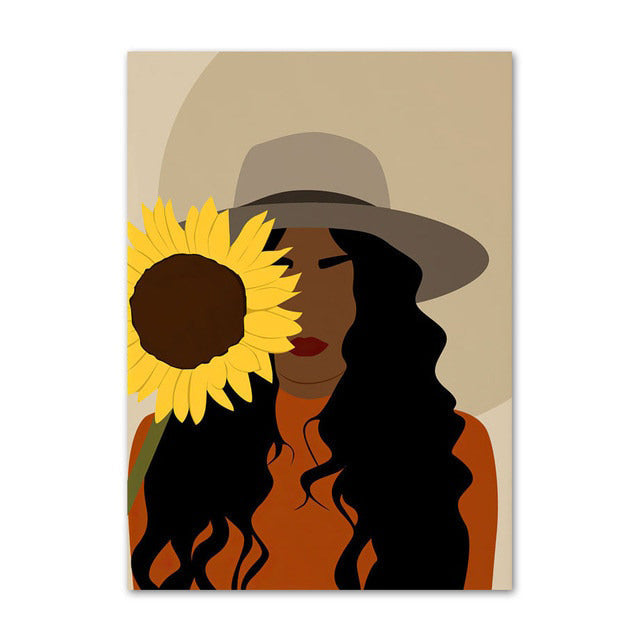 Embrace Sunflowers Gallery Wall Canvas Posters