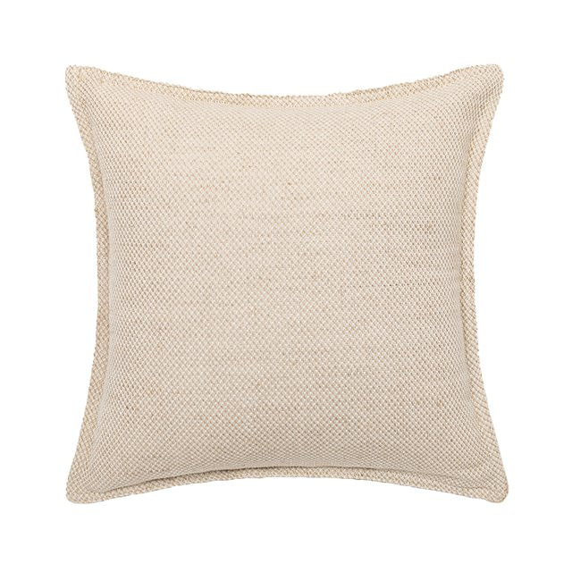 Linen Leaves Embroidery Cushion Covers