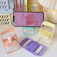 Kawaii Folding Chair Phone Stand