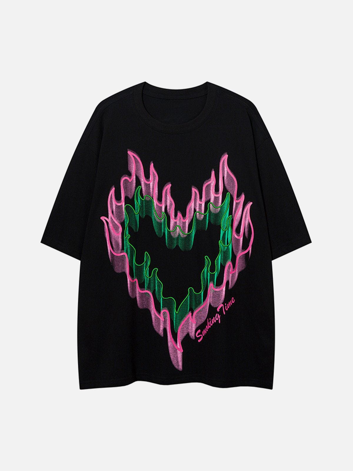 3D Flame Graphic Tee