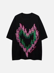 3D Flame Graphic Tee