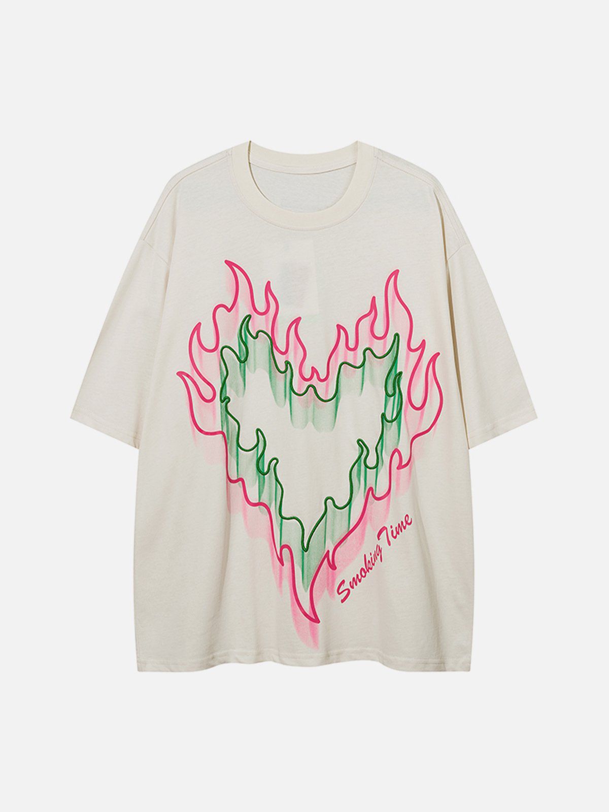 3D Flame Graphic Tee