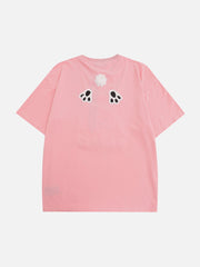 3D Rabbit Embroidery Tee