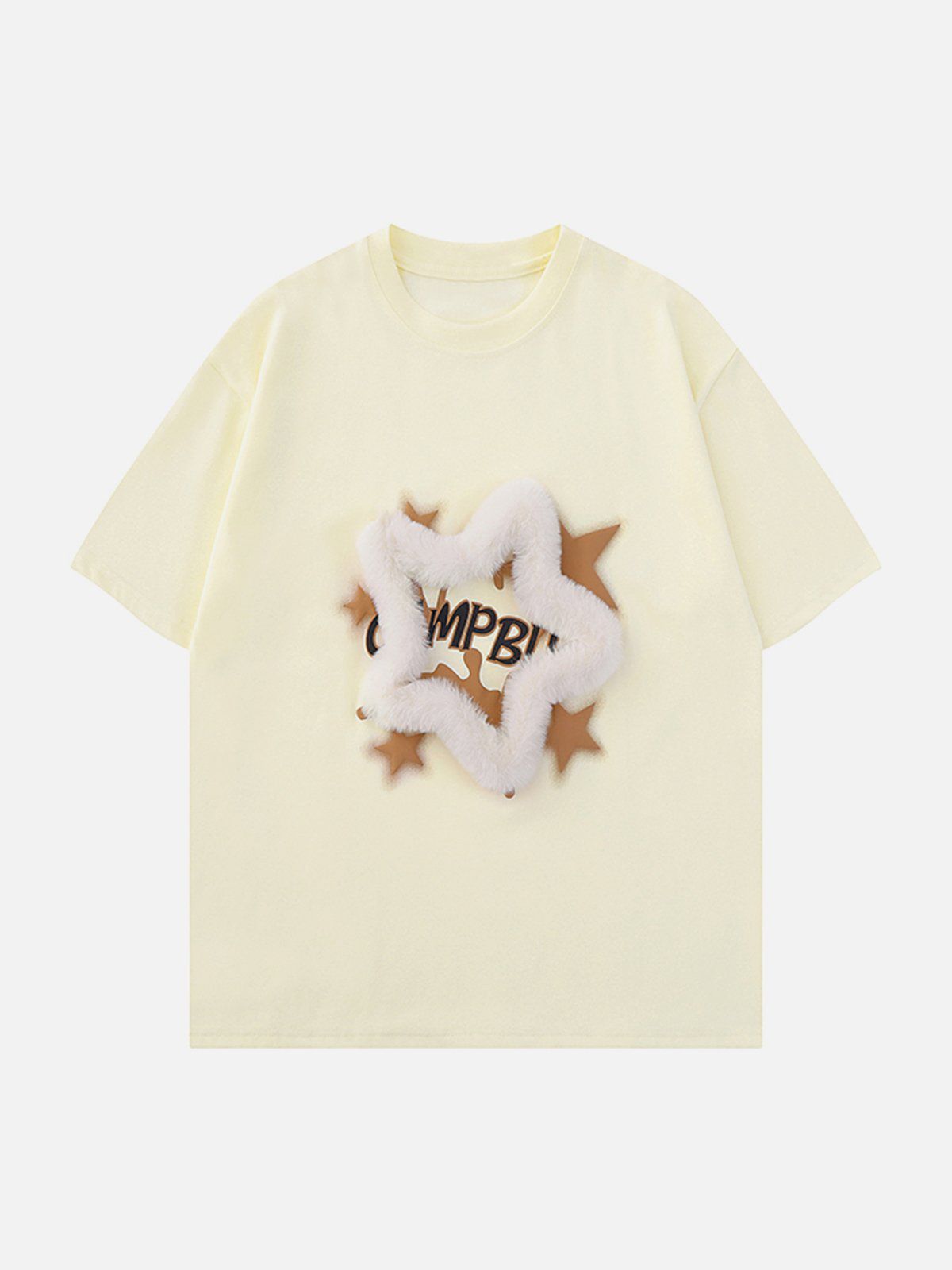 3D Star Lettered Print Tee