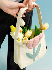 3D Tulip Flowers Handbag