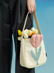 3D Tulip Flowers Handbag