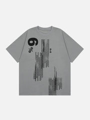 6% Letter Graphic Tee