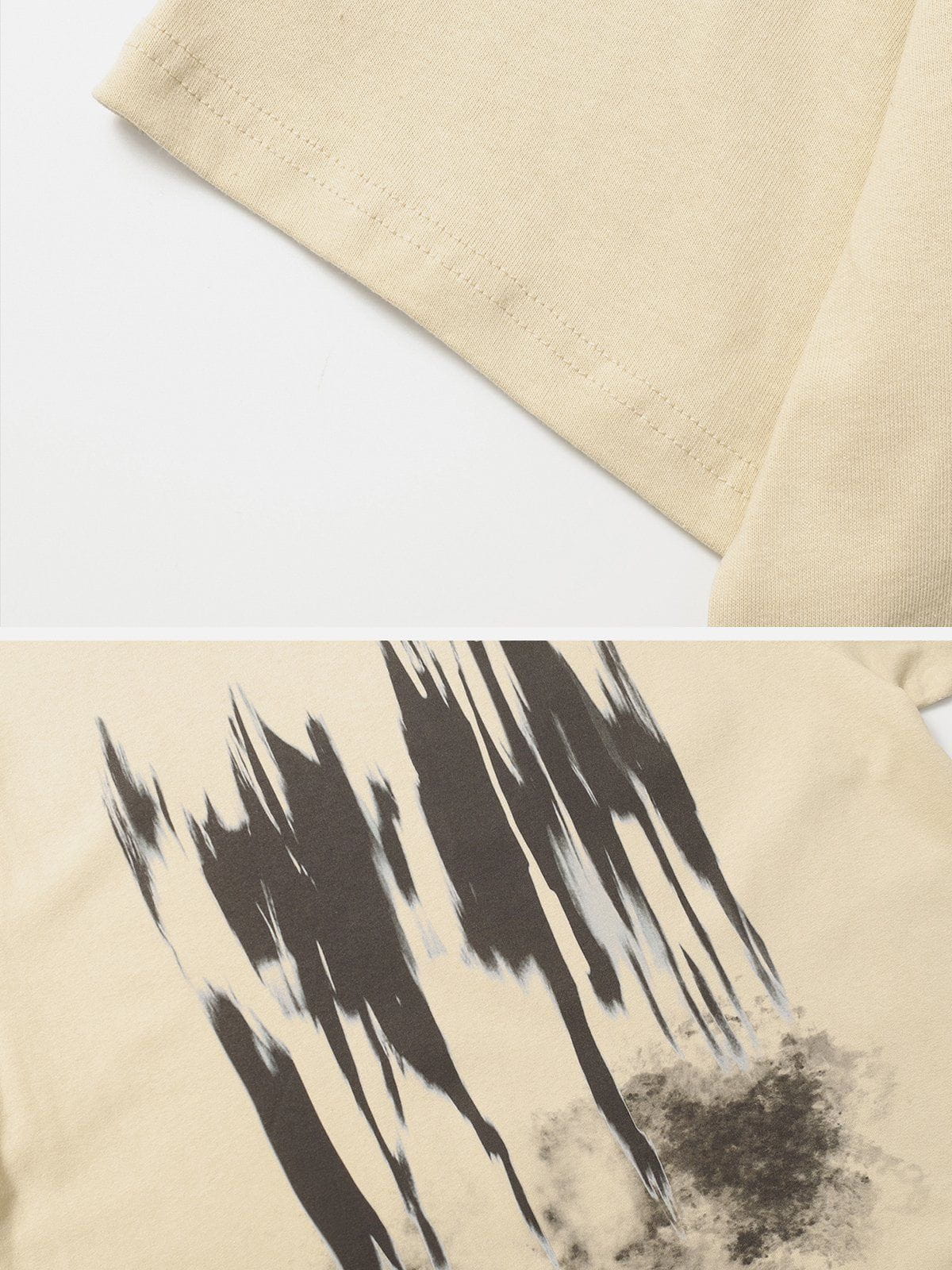 Abstract Figure Print Tee