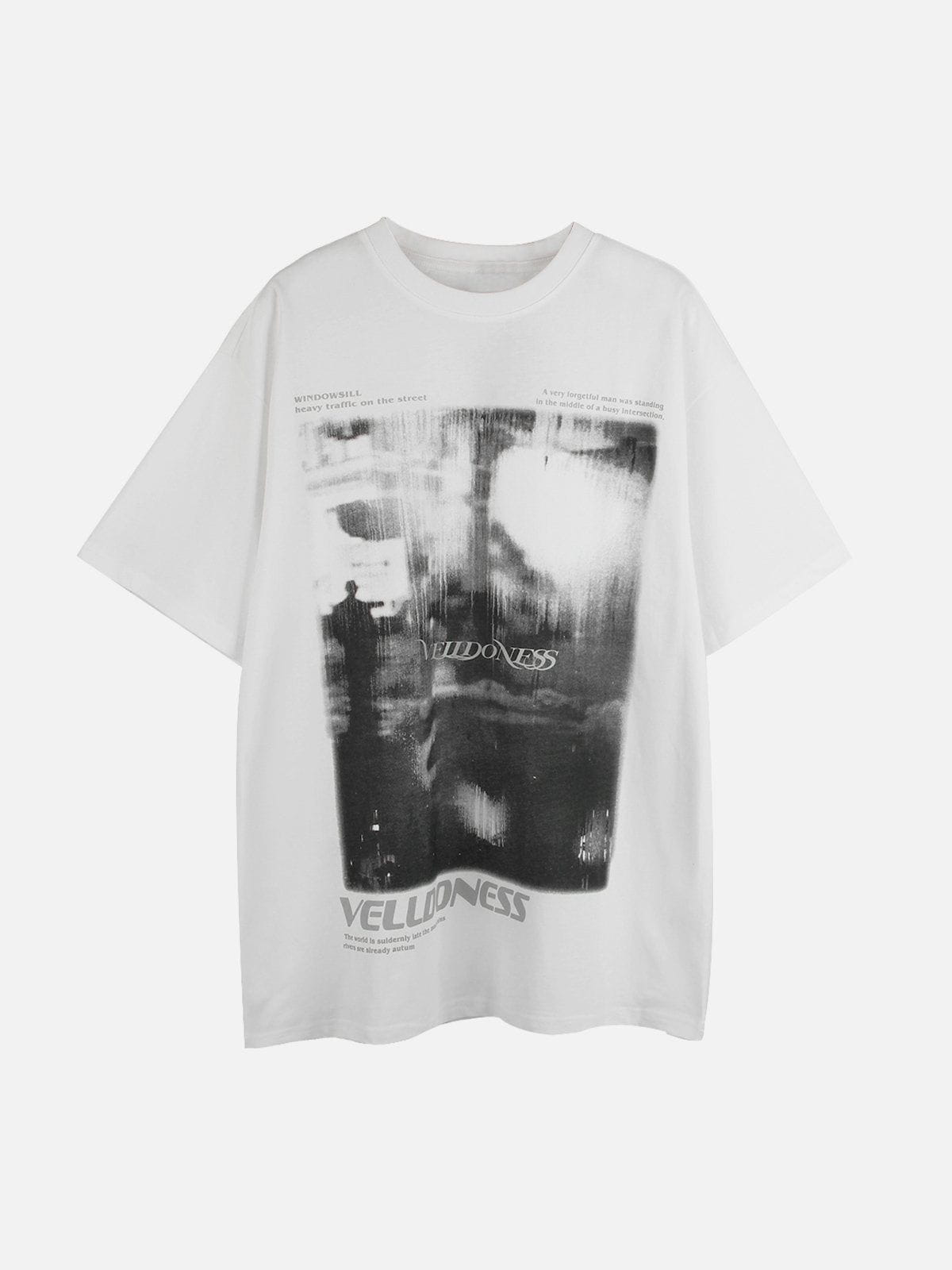 Abstract Illustration Print Tee